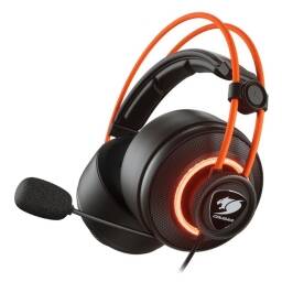 Auriculares Gamer Cougar Inmersa Pro Prix 7.1 Rgb Streaming Pc Mac Ps4 Usb 3.5mm Largo Cable 2.5mts