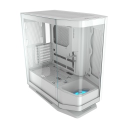 Gabinete Gamer COUGAR FV270 + 1 Fan 120mm Argb Mid Tower Usb 3.0 + Usb-C Lateral Vidrio Templado Blanco