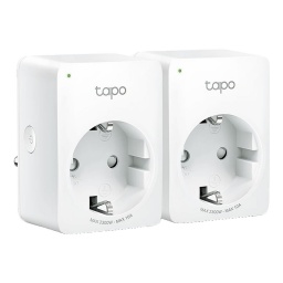 Enchufe Inteligente TPLINK TAPO P100 X2 Wifi Carga 2300w 10a Android iOS Control Con Google Assistant Amazon Alexa