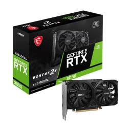 Tarjeta De Video MSI RTX 3050 6Gb Gddr6 Ventus 2x OC Hdmi DisplayPort