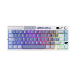 Teclado RK ROYAL KLUDGE M65 Ocean Blue Cream Switch Rgb Usb-C
