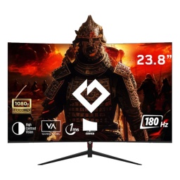 Monitor Gamer GRAVITY 24 CZ238 Curvo 180Hz 1ms Panel VA Fhd 1080p Hdmi Vga Comptible Con Vesa