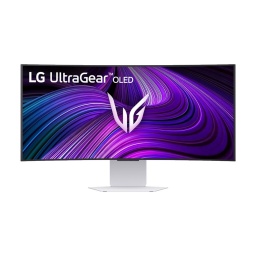 Monitor Gamer Curvo Smart LG 34 34GX90SA-W WQHD 3440 x 1440 Panel Oled 240Hz 0.03ms Hdmi Dp AMD FreeSync