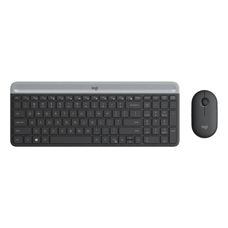 Combo Teclado y Mouse LOGITECH MK470 Slim Inalambrico