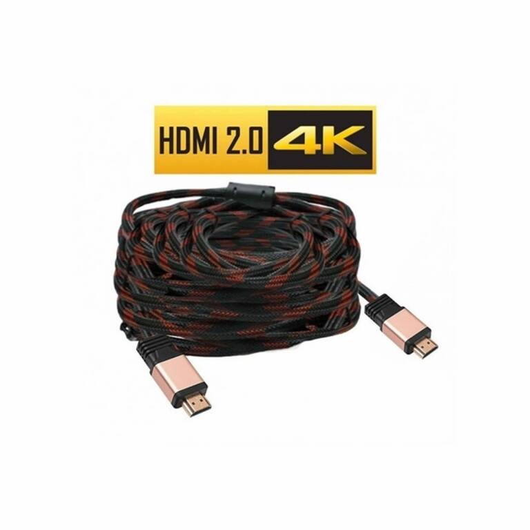Cable Hdmi 2.0 4K 10 Metros MachoMacho Reforzado Mallado