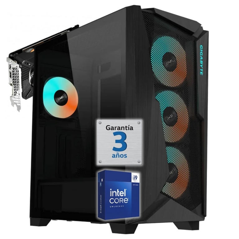 PC Gamer Intel Core i9 14900kf Ram 64Gb 5600Mhz Ddr5 Rgb Ssd Nvme Pci-e 2Tb Gen4 Rtx 4080 16Gb Gddr6 Water Cooling W11