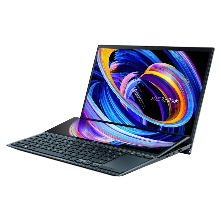 Notebook ASUS Zenbook Duo Ux482e Intel Core i7 1165G7 4.7Ghz Ram 32Gb Ddr4 Nvme 1Tb Pantalla 14+12.7 Fhd Tactil Mx450