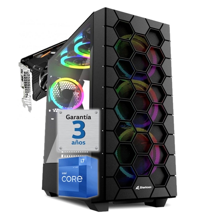 PC Gamer INTEL Core i7 14700F - Video Rtx 5060 8Gb - RAM 32Gb - Ssd 1Tb - WifiBluetooth - Windows 11 Pro Espa�ol