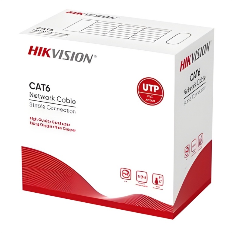 Cable UTP HIKVISION Cat6E 305m Cobre Exterior 0.51 mm