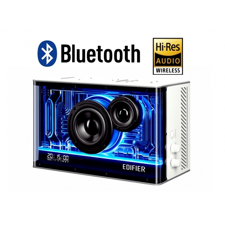 Parlante EDIFIER QD35 40w RMS Bluetooth RGB Carga Ultrarrápida USB-CAUXUSB