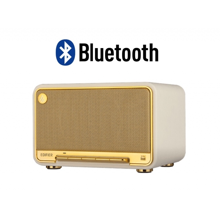 Parlante Portable EDIFIER D32 Retro 60w RMS Bluetooth 5.3 Wifi Dual Band USB-CAUX