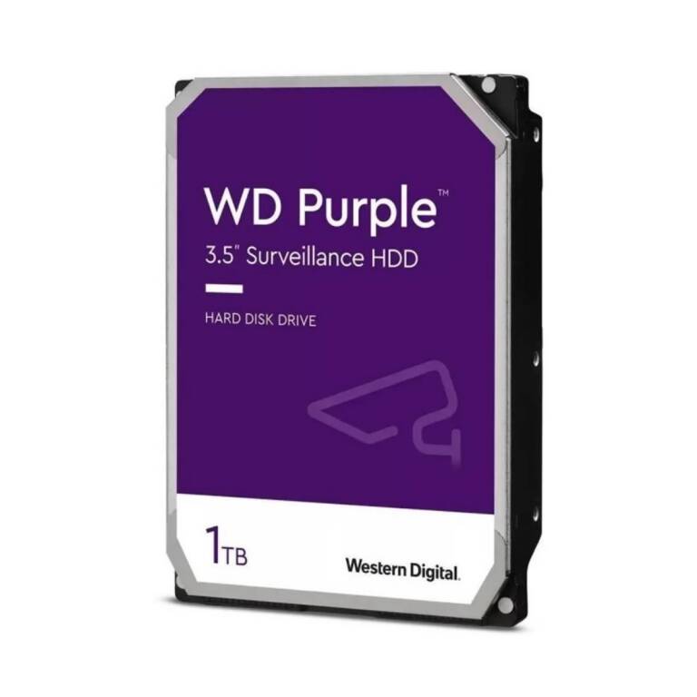 Disco Duro 1Tb WD Purpura 3.5 Sata3 6.0Gbps Intellipower Para Dvr y Sistemas De Seguridad
