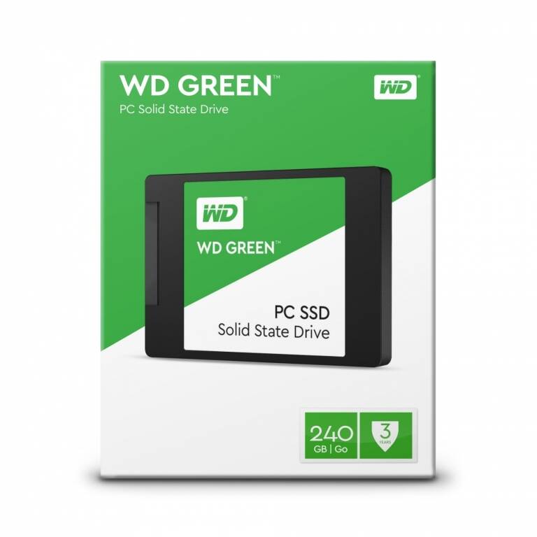 SSD SOLIDO 240GB WD GREEN 2.5 SATA3 6.0GBPS PARA PC Y NOTEBOOKS