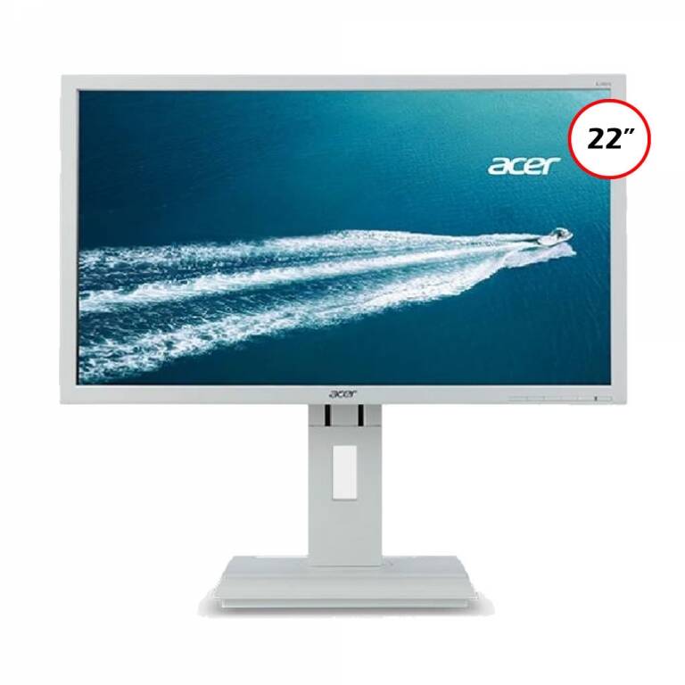 Monitor Acer B246hl 24 Led Full Hd 1080p Vga y Dvi 5ms Parlantes Integrados Giro 90 Grados