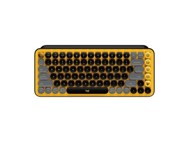 Imagen de Teclado Mecanico Logitech Pop Keys Blast Inalambrico Hasta 3 Dispositivos Simultaneos