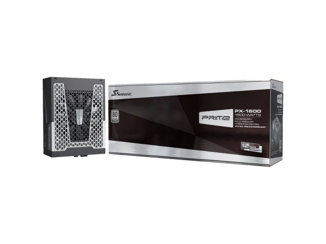 Imagen de Fuente De Poder ATX 3.1 SEASONIC PRIME 1600w 80 Plus Platinum Px-1600 Full Modular PCI-e 5.1 SSR-1600DP