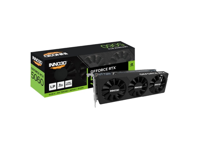 Imagen de Tarjeta De Video INNO3D RTX 5060 8Gb Gddr7 LOW PROFILE Hdmi Dp Nvidia GeForce Pci-e 5.0 128bits