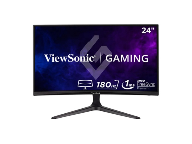 Imagen de Monitor Gamer VIEWSONIC 24 Omni VX2418C Curvo Fhd 180Hz IPS 1500r 1ms Hdmi DisplayPort Amd FreeSync