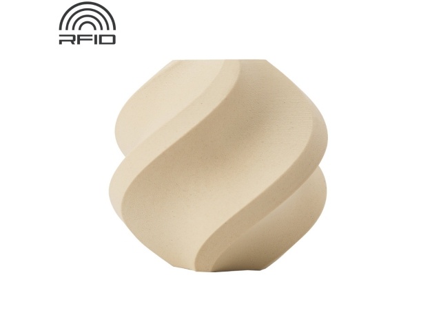 Imagen de Filamento BAMBU LAB PLA Madera Roble Blanco