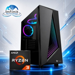 PC Gamer AMD Ryzen 3 5300G - RAM 8Gb - Ssd 256Gb - Video AMD Radeon Vega 6 - Wifi/Bt Windows 11 Pro
